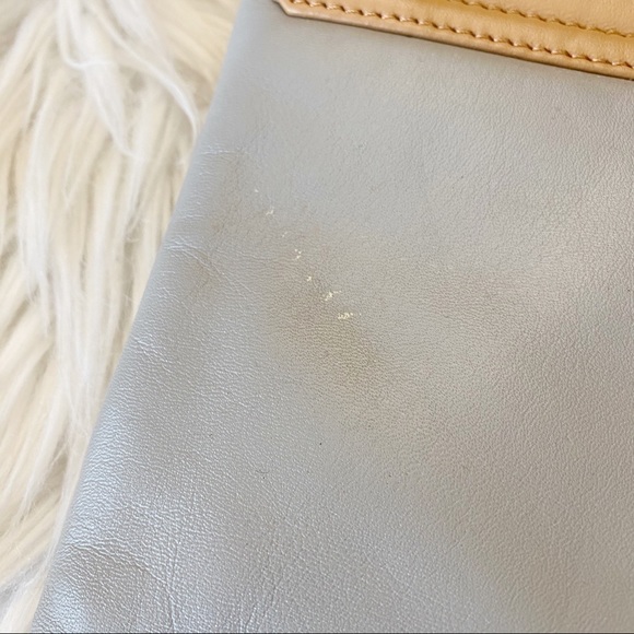 Loeffler Randall Leather Purse Bag Tan/Gray - Picture 10 of 16